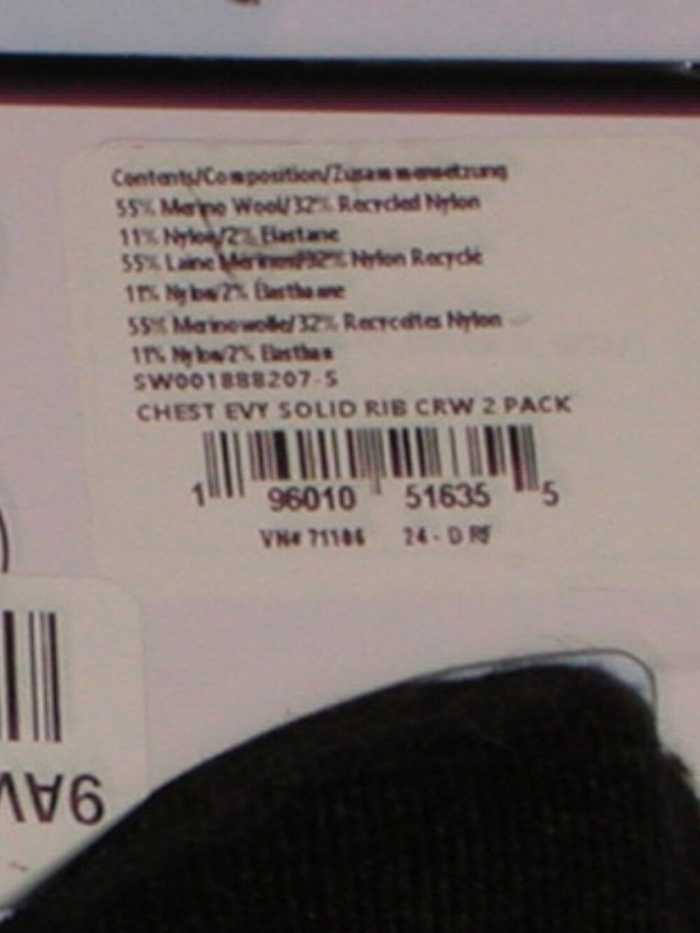 2 Pack - SmartWool Everyday Solid Ribbed Crew Socks Women's Small NWT Chestnut - Picture 6 of 7
